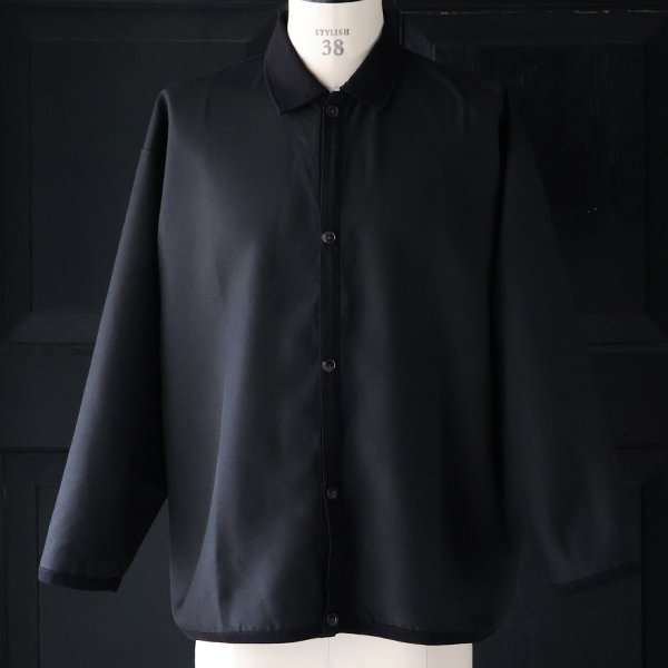 画像6: LANATEC® (ラナテック) TECH シャンブレーシャークスキン ポロカーディガン【MADE IN JAPAN】『日本製』【送料無料】/ Upscape Audience