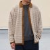 画像3: 「尾州」JAZZネップ マルチカラー ジャガード ポロニットソー カーディガン【MADE IN JAPAN】『日本製』 / Upscape Audience (3)