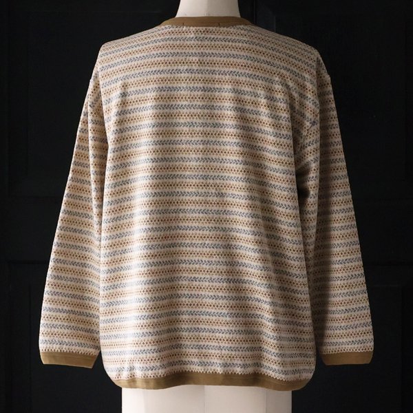 画像14: 「尾州」JAZZネップ マルチカラー ジャガード Vニットソー  カーディガン 【MADE IN JAPAN】『日本製』【送料無料】/ Upscape Audience