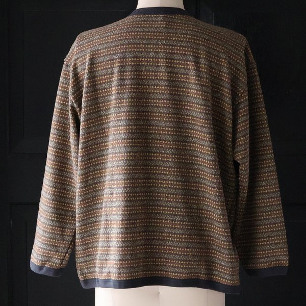 画像6: 「尾州」JAZZネップ マルチカラー ジャガード Vニットソー  カーディガン 【MADE IN JAPAN】『日本製』【送料無料】/ Upscape Audience