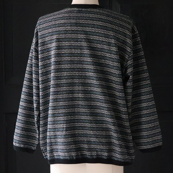 画像9: 「尾州」JAZZネップ マルチカラー ジャガード Vニットソー  カーディガン 【MADE IN JAPAN】『日本製』【送料無料】/ Upscape Audience