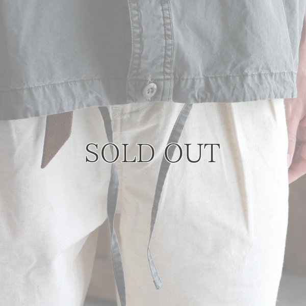 画像8: ピグメント 馬布 (ホースクロス) ドローコード バルーン ハーフスリーブ ワークシャツ / Audience