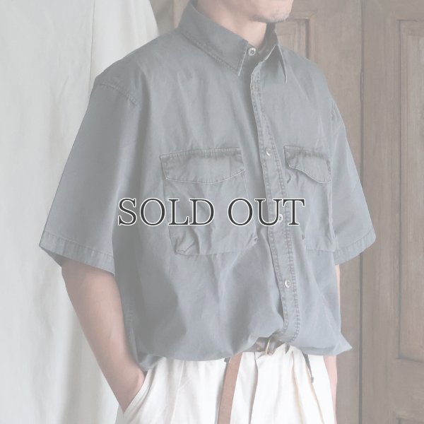 画像9: ピグメント 馬布 (ホースクロス) ドローコード バルーン ハーフスリーブ ワークシャツ / Audience