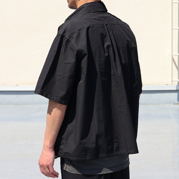 画像5: ピグメント 馬布 (ホースクロス) ドローコード バルーン ハーフスリーブ ワークシャツ / Audience