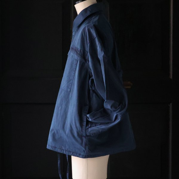 画像4: ピグメント 馬布 (ホースクロス) ドローコード バルーン ユーティリティーシャツジャケット / Audience