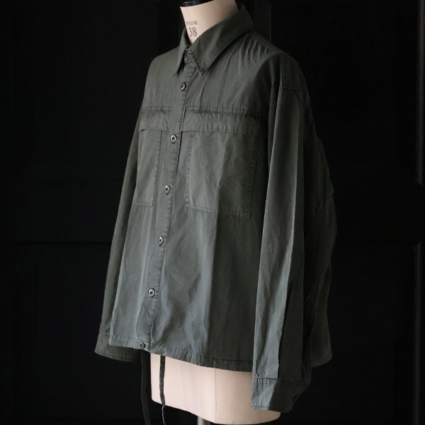 画像9: ピグメント 馬布 (ホースクロス) ドローコード バルーン ユーティリティーシャツジャケット / Audience