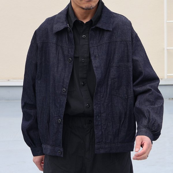 画像2: 「備後」8オンス ムラデニム US NAVY 1st Type トラッカー ジャケット【MADE IN JAPAN】『日本製』【送料無料】/ Upscape Audience