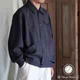 Reflax（リフラクス）TECH リネンライクキャンバス カバーオール ショートブルゾン【MADE IN JAPAN】『日本製』/ Upscape Audience