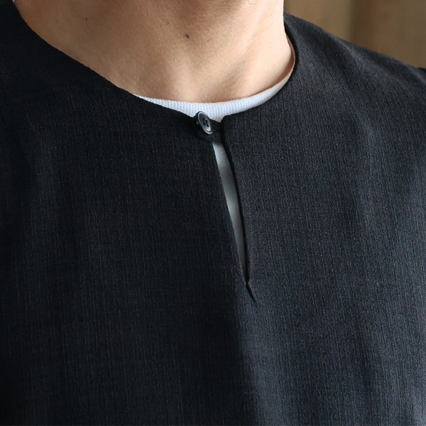 画像6: Reflax（リフラクス）TECH リネンライクキャンバス キーネック プルオーバー エプロンベスト『MADE IN JAPAN』『日本製』Upscape Audience