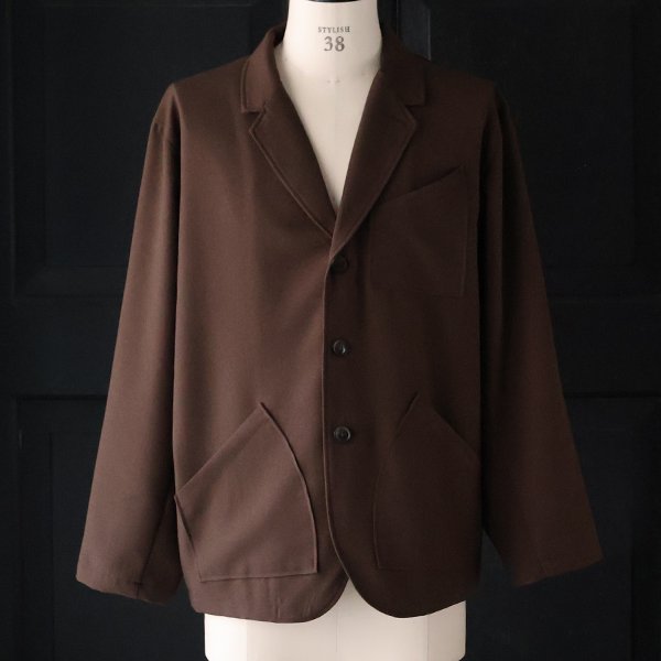 画像4: LANATEC® (ラナテック) TECH ウールライクツイル 3ボタン ロガージャケット【MADE IN JAPAN】『日本製』/ Upscape Audience