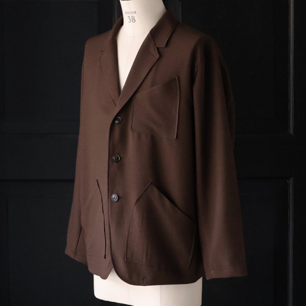 画像5: LANATEC® (ラナテック) TECH ウールライクツイル 3ボタン ロガージャケット【MADE IN JAPAN】『日本製』/ Upscape Audience