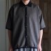 画像3: LANATEC® (ラナテック) TECH シャンブレーシャークスキン ポロ ハーフスリーブ カーディガン【MADE IN JAPAN】『日本製』【送料無料】/ Upscape Audience (3)