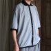 画像7: LANATEC® (ラナテック) TECH シャンブレーシャークスキン ポロ ハーフスリーブ カーディガン【MADE IN JAPAN】『日本製』【送料無料】/ Upscape Audience (7)