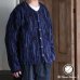画像1: 「尾州」マルチカラー ストライプ 幾何柄コットンキルト フィンガーホール付き ノーカラースナップジャケット【MADE IN JAPAN】『日本製』 / Upscape Audience (1)