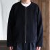 画像3: 「尾州」コットンキルト ノーカラーZIPジャケット【MADE IN JAPAN】『日本製』 / Upscape Audience (3)