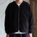 画像3: アンチピリング フリース フィンガーホール付き ノーカラーZIPジャケット【MADE IN JAPAN】『日本製』/ Upscape Audience (3)