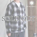ECOLANA(エコラーナ) ウール スライバーチェック ノーカラージャケット【MADE IN JAPAN】『日本製』【送料無料】/ Upscape Audience
