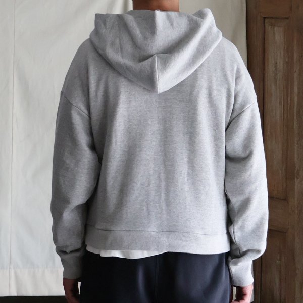 画像5: 「和歌山」 30/8吊り裏毛 (13オンス) ボクシー クロップド フードZIPパーカー【MADE IN JAPAN】【送料無料】『日本製』 / Upscape Audience