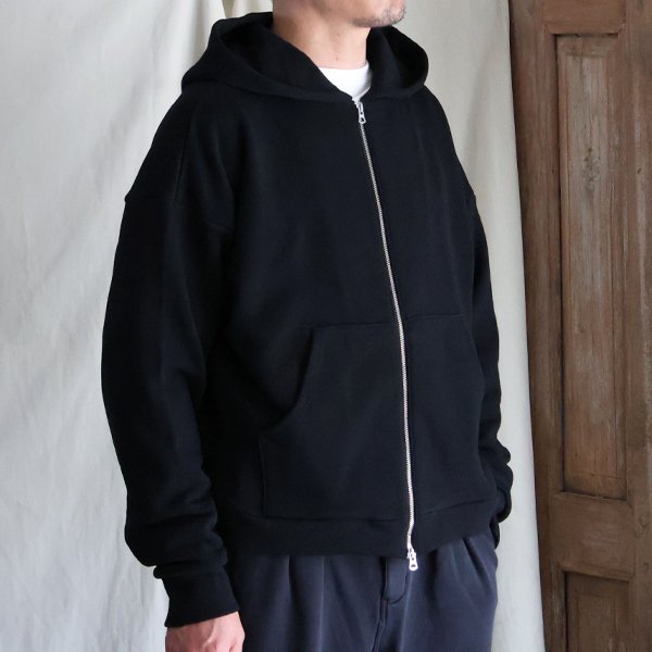 画像10: 「和歌山」 30/8吊り裏毛 (13オンス) ボクシー クロップド フードZIPパーカー【MADE IN JAPAN】【送料無料】『日本製』 / Upscape Audience