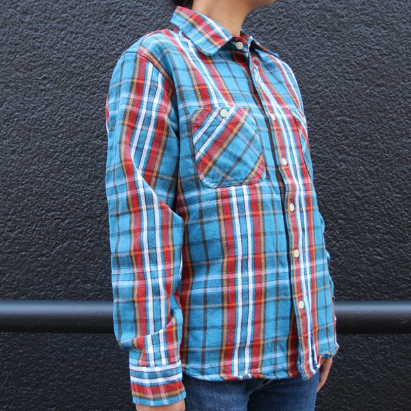 画像10: ヘビーフランネル長袖ワークネルシャツ［Lady's］  / CAMCO