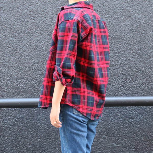 画像8: ヘビーフランネル長袖ワークネルシャツ［Lady's］  / CAMCO