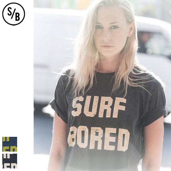 画像1: 【RE PRICE / 価格改定】"BORED" 半袖Tシャツ / SURF/BRAND