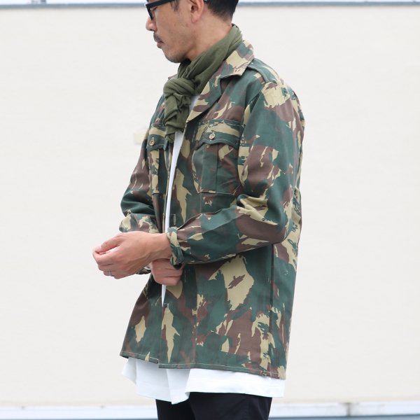 画像5: DEAD STOCK / 南アフリカ軍デッドストックカモフラージュミリタリーシャツ