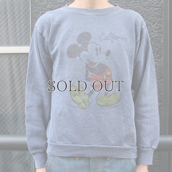 画像6: ミッキー後染めスウェット/ダークトーン（Velva Sheen米国製） / デッドストック