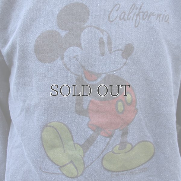 画像7: ミッキー後染めスウェット/ダークトーン（Velva Sheen米国製） / デッドストック