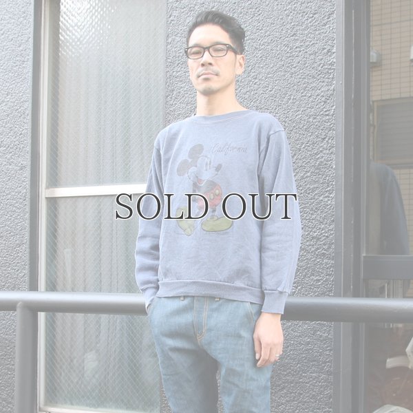 画像3: ミッキー後染めスウェット/ダークトーン（Velva Sheen米国製） / デッドストック