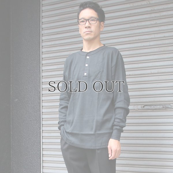 画像3: OLD FASHION (オールドファッション) サーマルリブヘンリーネックカットソー【MADE IN U.S.A】『米国製』/ デッドストック