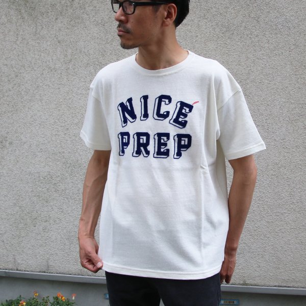 画像4: 【RE PRICE/価格改定】Riding High / CULTURE FLOCKY PRINT S/S TEE(NICE PREP)【MADE IN JAPAN】『日本製』