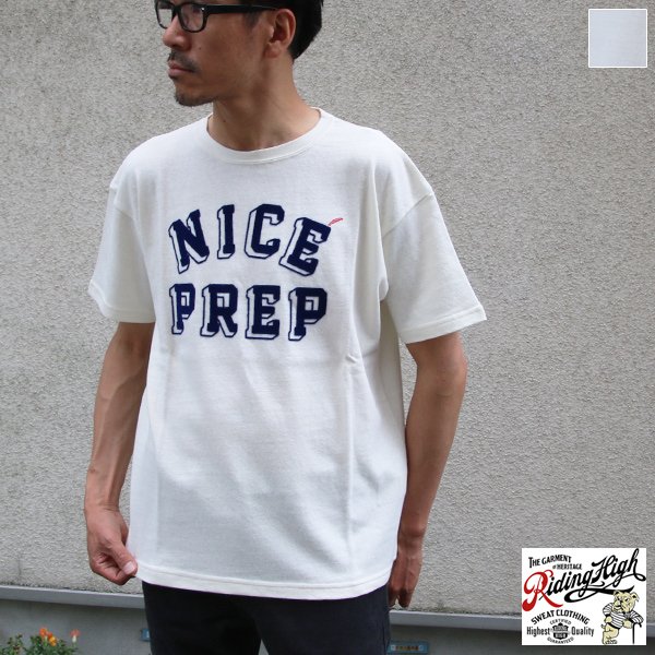 画像3: 【RE PRICE/価格改定】Riding High / CULTURE FLOCKY PRINT S/S TEE(NICE PREP)【MADE IN JAPAN】『日本製』