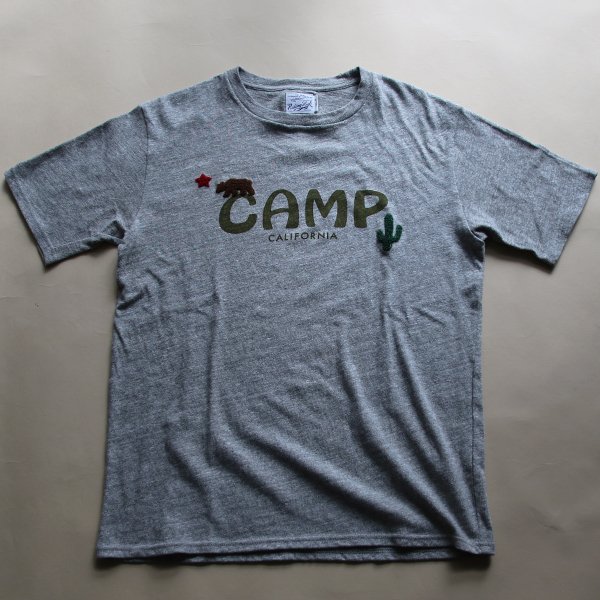 画像2: 【RE PRICE/価格改定】Riding High / HANDLE EMBROIDERY S/S TEE(CAMP)【MADE IN JAPAN】『日本製』