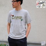 【RE PRICE/価格改定】Riding High / HANDLE EMBROIDERY S/S TEE(CAMP)【MADE IN JAPAN】『日本製』