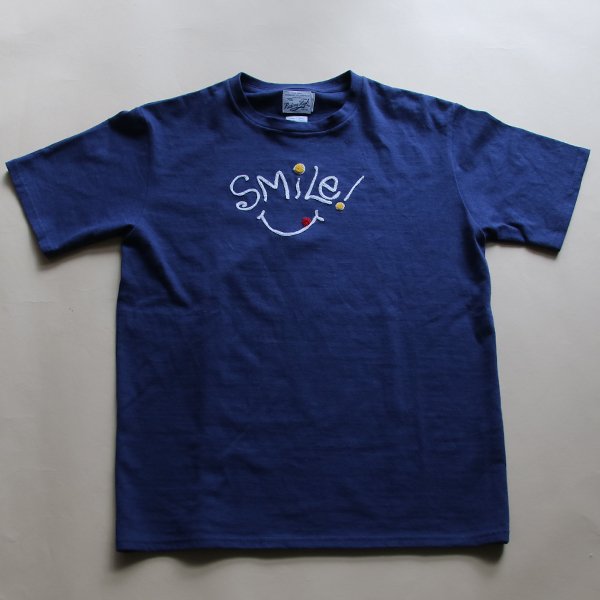 画像2: 【RE PRICE/価格改定】Riding High / HANDLE EMBROIDERY S/S TEE(SMILE)【MADE IN JAPAN】『日本製』