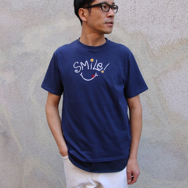 画像4: 【RE PRICE/価格改定】Riding High / HANDLE EMBROIDERY S/S TEE(SMILE)【MADE IN JAPAN】『日本製』