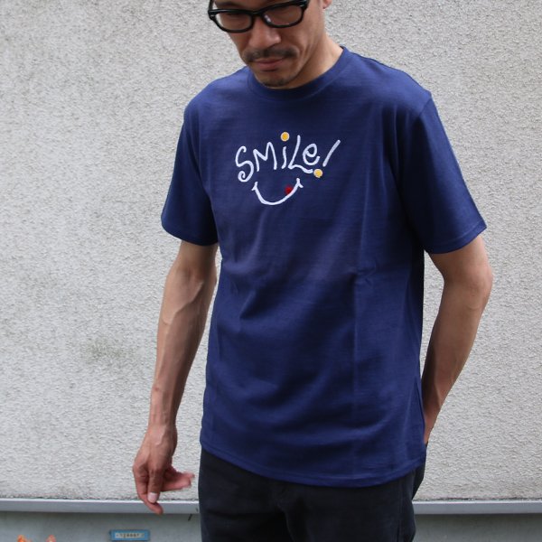 画像5: 【RE PRICE/価格改定】Riding High / HANDLE EMBROIDERY S/S TEE(SMILE)【MADE IN JAPAN】『日本製』