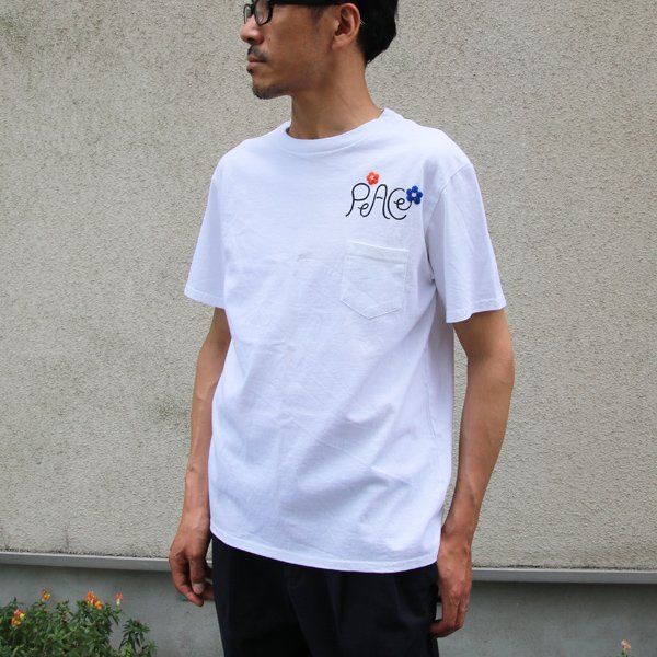 画像3:  【RE PRICE/価格改定】Riding High / P&E COMBI S/S TEE(PEACE)【MADE IN JAPAN】『日本製』