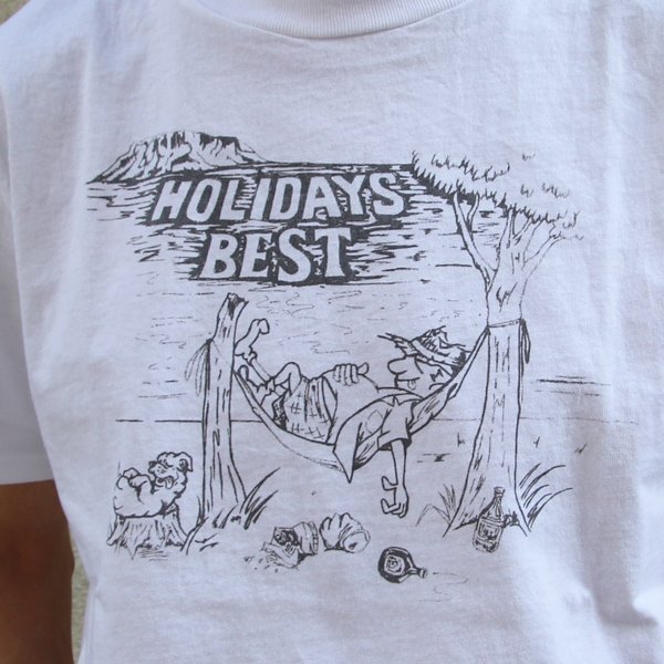 画像2: 【RE PRICE/価格改定】EggSand BY Doodles×RIDING HI Print  S/S Tee(HOLIDAYS BEST)