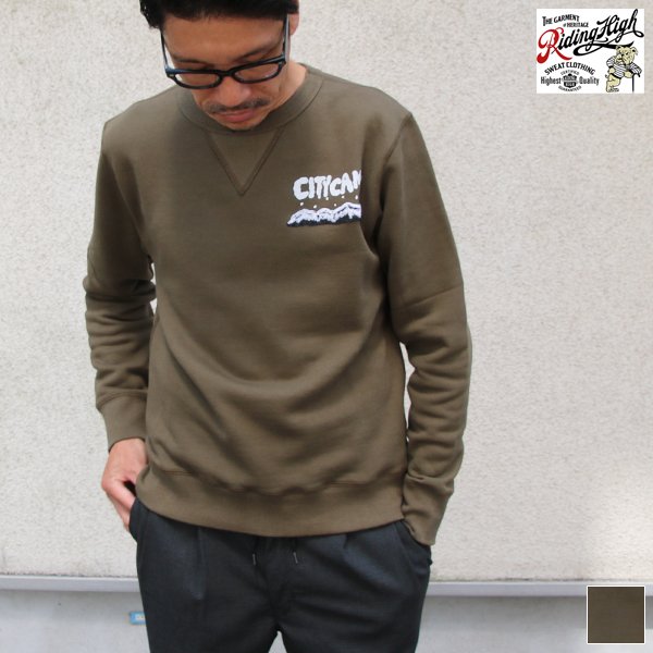 画像1: Riding High / P&F Crew Sweat L/S(R193-0305)【MADE IN JAPAN】【送料無料】