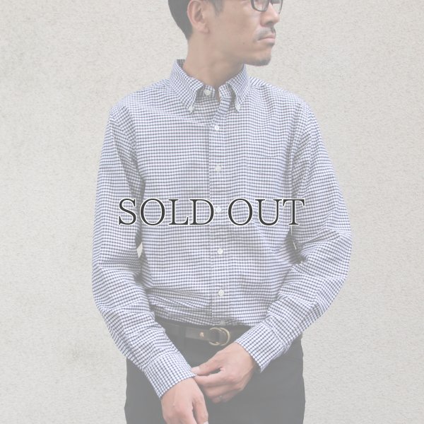 画像4: SONTAKU【ソンタク】/ 洗いざらしオックスフォードギンガムBDシャツ（893HD99250）【MADE IN JAPAN】『日本製』