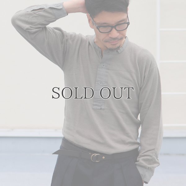 画像4: DEAD STOCK / SWEDISH ARMY M-39 Henly Neck Tee (スウェーデン軍 M-39 ヘンリーネックアンダーシャツ）