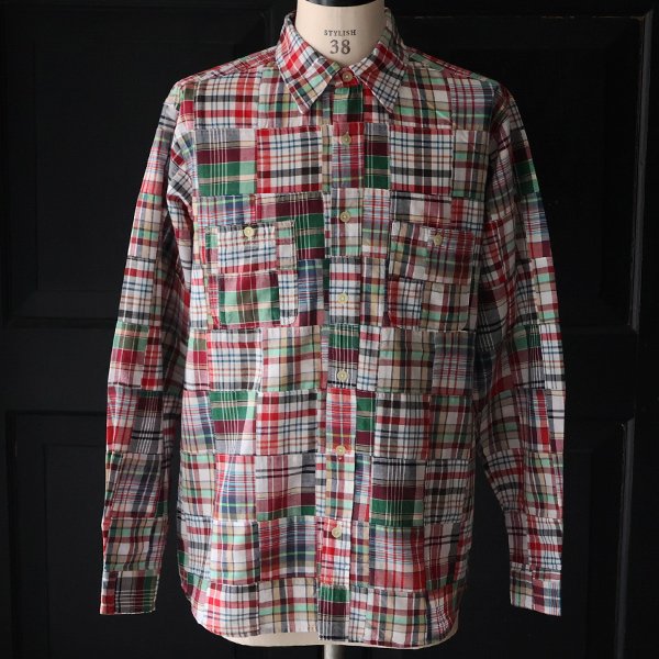 画像7: CAMCO（カムコ） / Madras Patchwork Shirts(マドラスパッチワーク長袖シャツ)