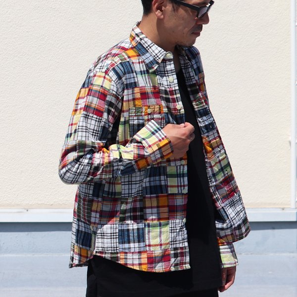 画像10: CAMCO（カムコ） / Madras Patchwork Shirts(マドラスパッチワーク長袖シャツ)