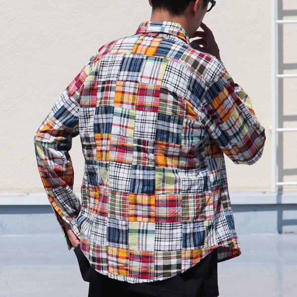 画像11: CAMCO（カムコ） / Madras Patchwork Shirts(マドラスパッチワーク長袖シャツ)