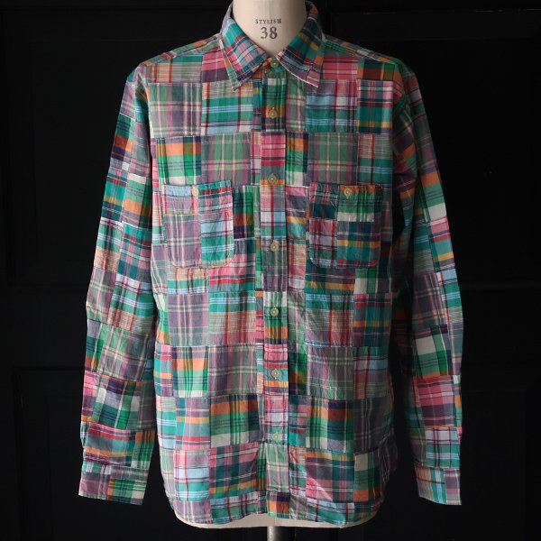 画像4: CAMCO（カムコ） / Madras Patchwork Shirts(マドラスパッチワーク長袖シャツ)