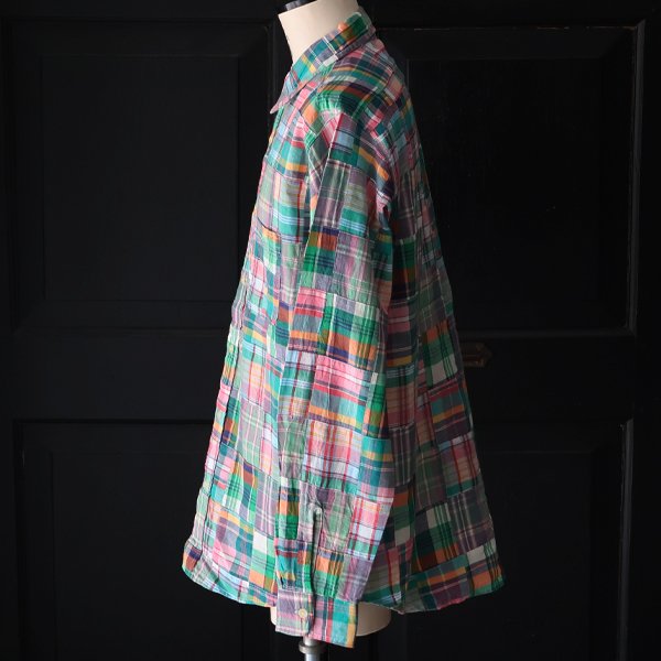 画像3: CAMCO（カムコ） / Madras Patchwork Shirts(マドラスパッチワーク長袖シャツ)