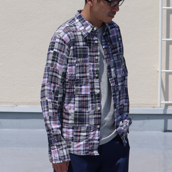 画像15: CAMCO（カムコ） / Madras Patchwork Shirts(マドラスパッチワーク長袖シャツ)