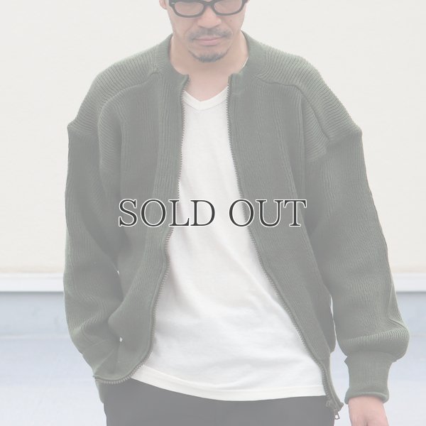 画像4: DEAD STOCK / SWEDISH ARMY M-59 WOOL ZIP UP SWEATER(スウェーデン軍M-59ウールジップアップセーター)